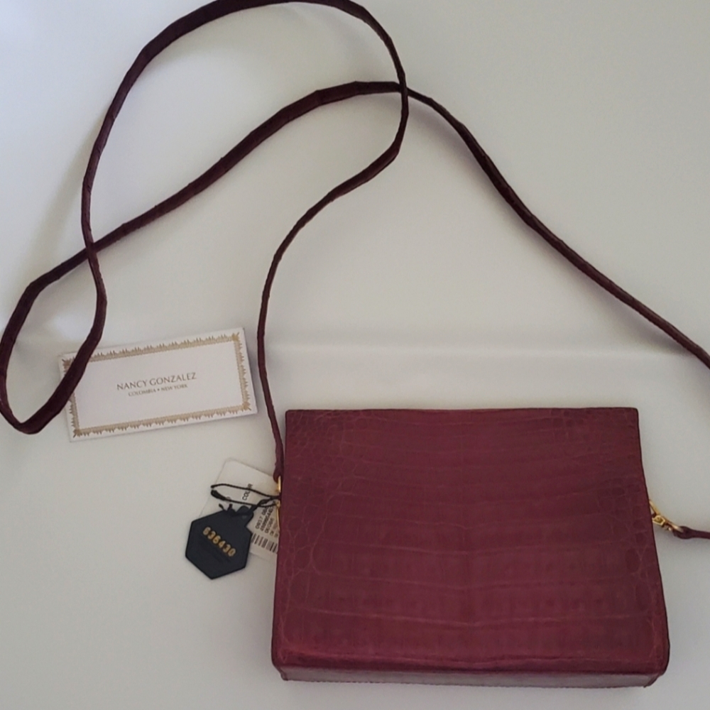 Nancy Gonzalez mini crocodile bag